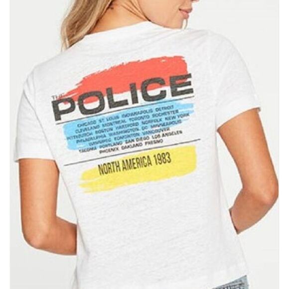 Chaser The Police North American Tour Tee Small Indie Sleaze NWT - Picture 7 of 7